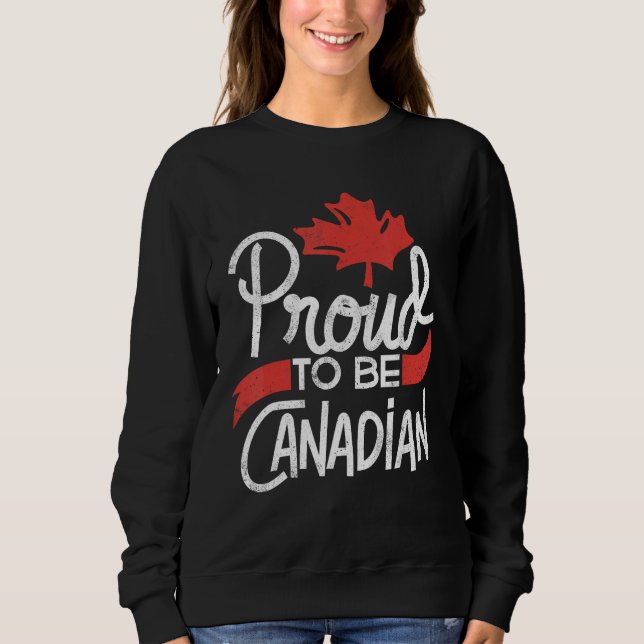Camiseta Canada Day Celebration Proud to be Canadian Maple  (Frente)
