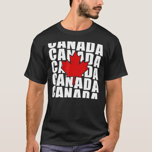 Camiseta Canada Day Maple Leaf Canada Symbol (Frente)