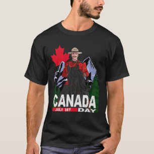 Camiseta Canada Day Mountie Mable Leaf Canadian Funny Count