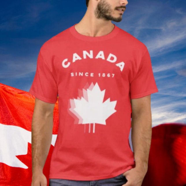 Camiseta Canadá desde 1867 (Criador carregado)