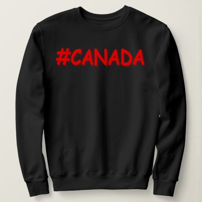 Camiseta "#CANADÁ" Design de Expressão de Cuta. Comprar Ago (Frente do Design)