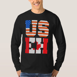 Camiseta Canadá Dia Estados Unidos Canadá Cidadão Canadense