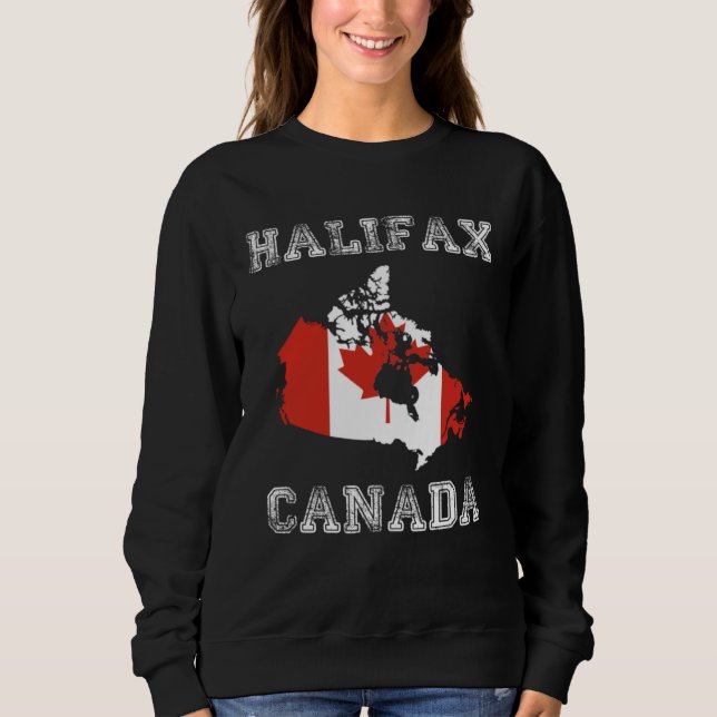 Camiseta Canada Distressed Flag Halifax Pride (Frente)