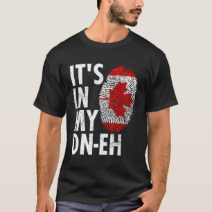 Camiseta Canadá Dna Dn-Eh Vintage Flag Leaf Maple Pride Men