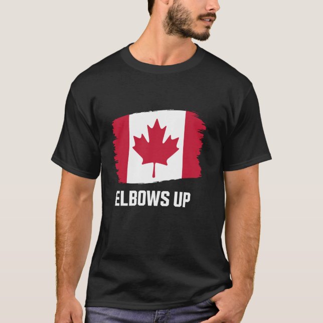 Camiseta Canadá e cotovelos (Frente)