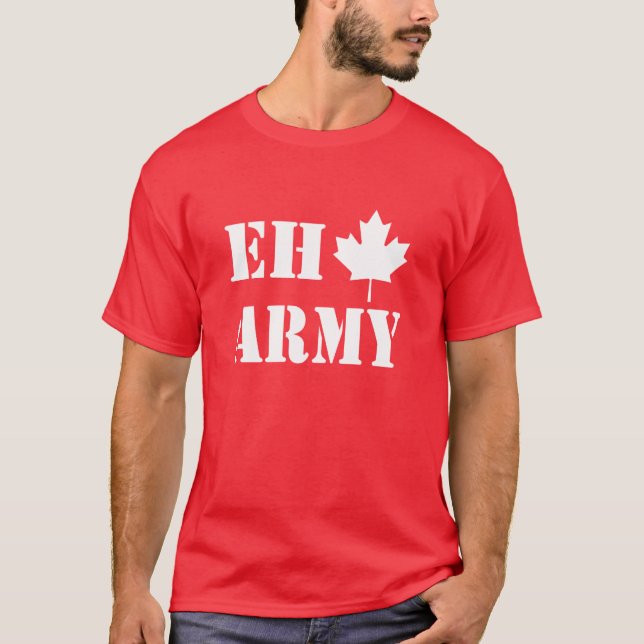 Camiseta Canadá Eh Army (Frente)