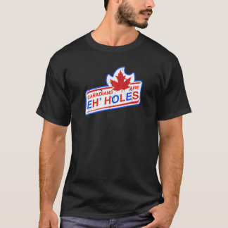 Camiseta Canadá Eh Canadians São Buracos Fãs Engraçados De