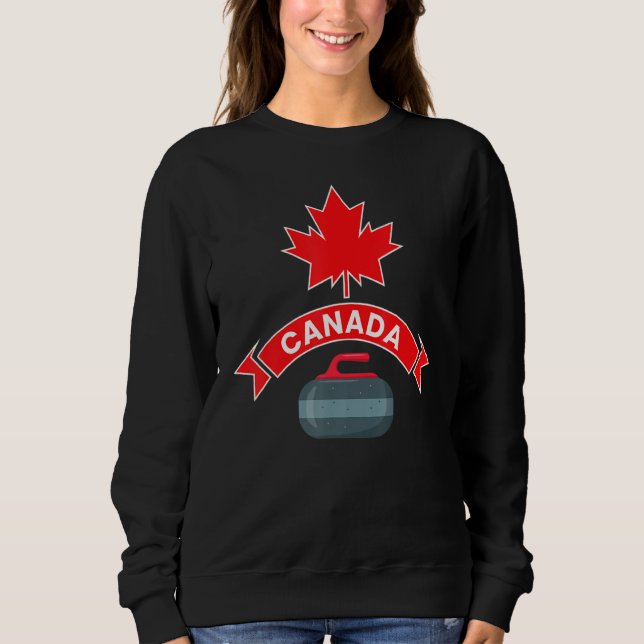 Camiseta Canadá Equipe canadense Curva White Winter Spor (Frente)
