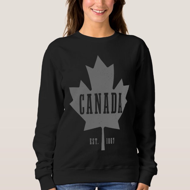 Camiseta Canada Est 1867 Maple Leaf Canadian Flag Pride Roo (Frente)