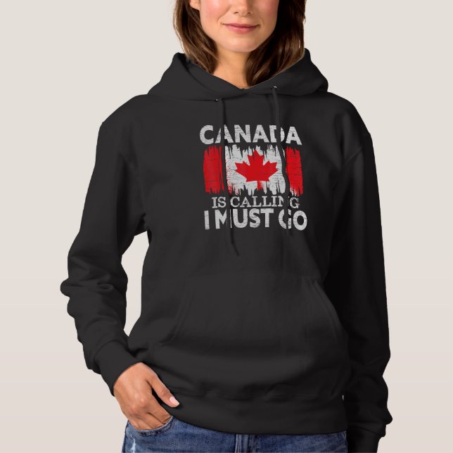 Camiseta Canadá Está Ligando Para Que Eu Vá Para O Canadá M (Frente)