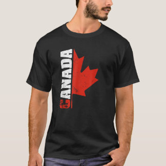 Camiseta Canadá Estados Unidos América Hockey Canadian Mape