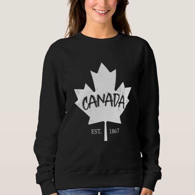 Camiseta Canada Flag Maple Leaf Canadian Patriot Ice Hockey (Frente)