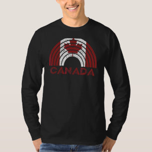 Camiseta Canadá Flag Rainbow - Design
