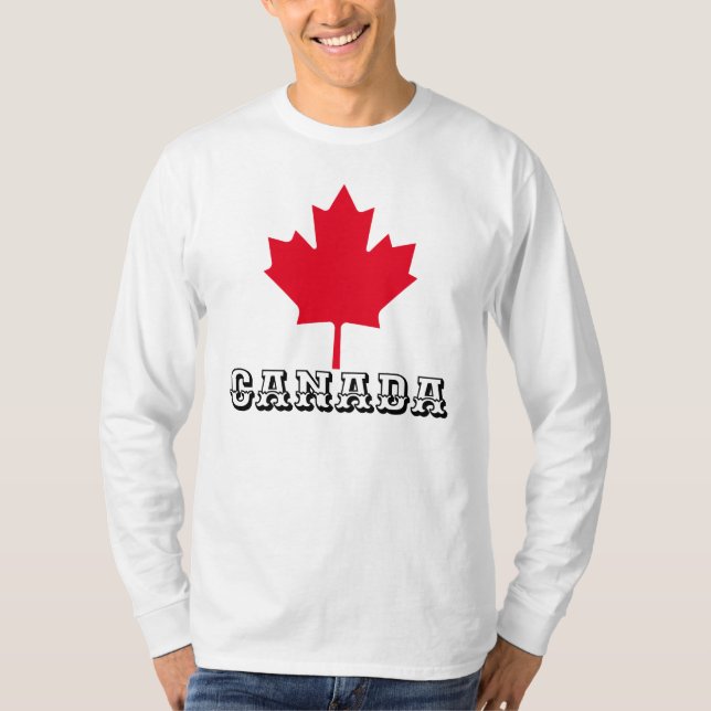 CAMISETA CANADÁ - FOLHA DE MAPEL - DIA DO CANADÁ (Frente)