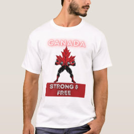Camiseta Canadá Forte e Livre