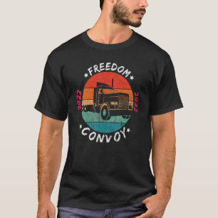 Camiseta Canada Freedom Commons Flag Us Canadian Truckers S