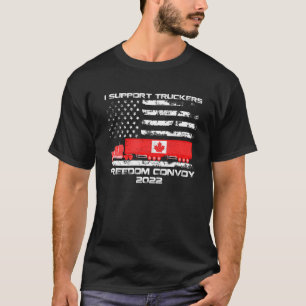 Camiseta Canada Freedom Convoy 2022 - Suporte a Truque Cana