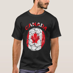 Camiseta Canadá Futebol 2022 Crianças Bandeira Canadiana pa