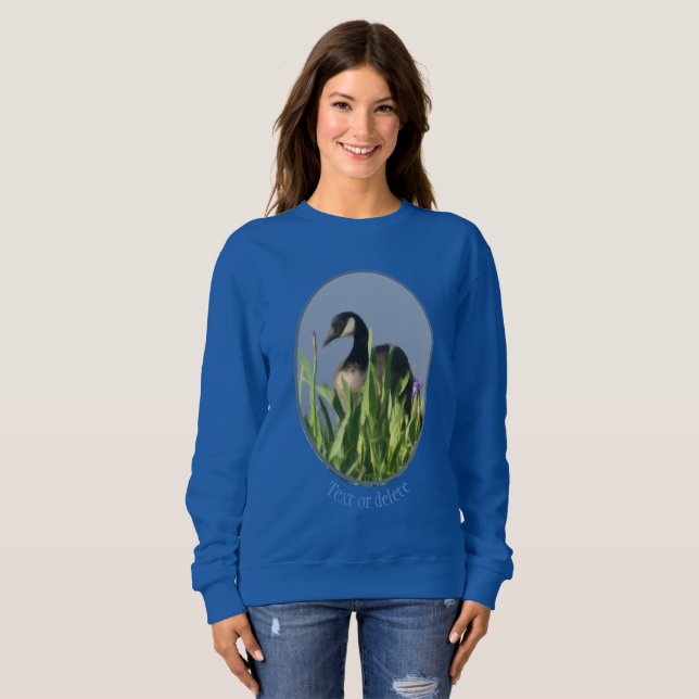 Camiseta Canadá Goose Irrisa Pintura Natureza Personalizada (Frente Completa)