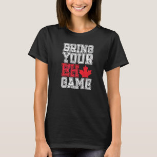 Camiseta Canadá Hockey Traz Seu Jogo Canadiano 3