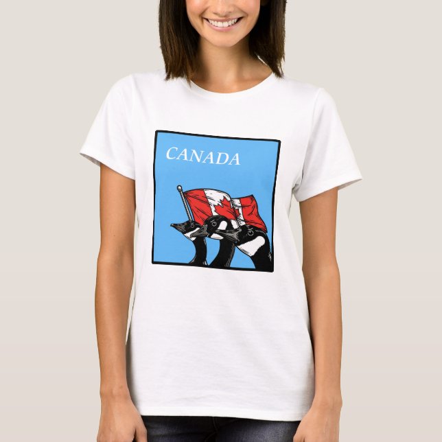 Camiseta Canadá, Irritado, Combate Patriótico Forte Canadia (Frente)