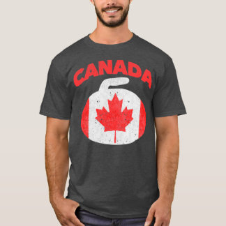 Camiseta Canadá Leaf Canadian Team Curling