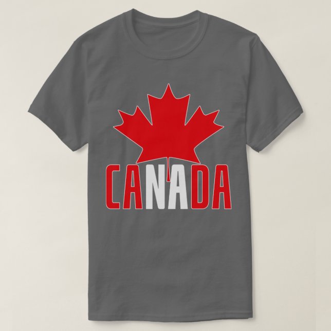 Camiseta Canadá Lover Canadian Maple Leaf Canada (Frente do Design)
