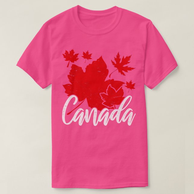 Camiseta Canadá Lover Canadian Maple Leaf Canada 1 (Frente do Design)