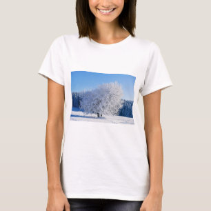 Camiseta Canadá, Manitoba, Grande Pointe. Nevoeiro e gelo
