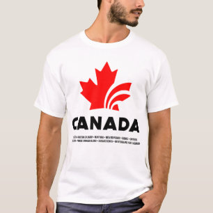 CAMISETA CANADA MAPLE LEAF   