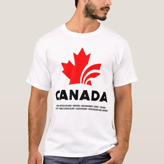 CAMISETA CANADA MAPLE LEAF |  (Frente)