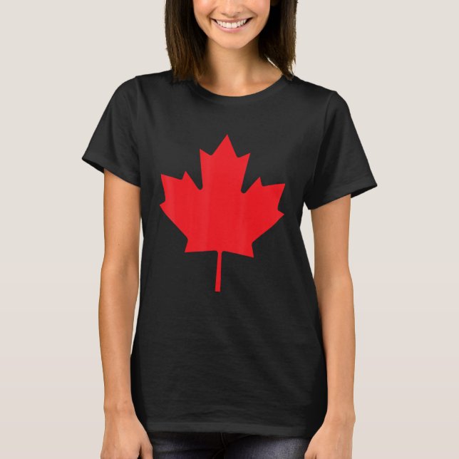 Camiseta Canadá Maple Leaf Canada Souvenir Pride Vintage (Frente)