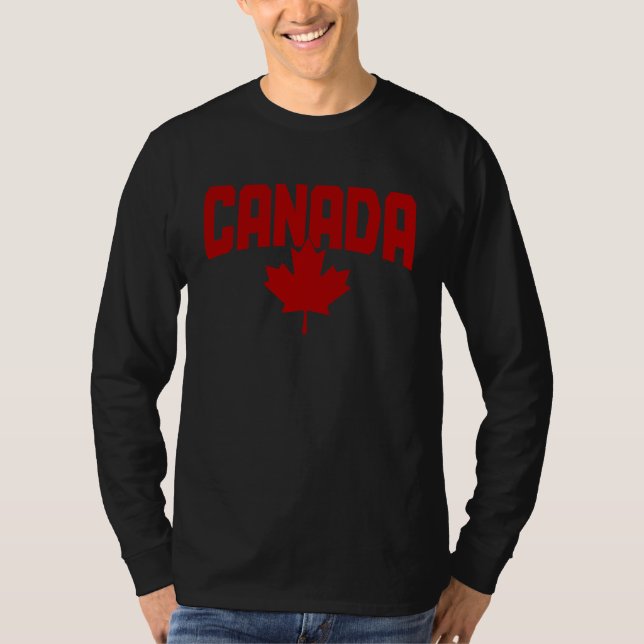 Camiseta Canada Maple Leaf Canadian Flag Pride Patriotic  1 (Frente)