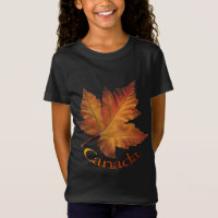 Camiseta Canadá Maple Leaf Girl