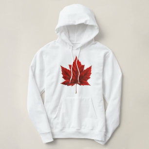 Camiseta Canada Maple Leaf Hooded Sweatshirt Canada Hoodie