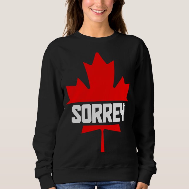 Camiseta Canada Maple Leaf Sorrey  Canadian Flag  2 (Frente)