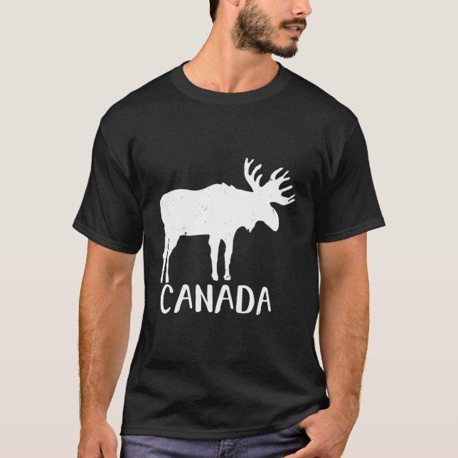 Camiseta Canadá Moose Canadian Moose Lover (Frente)