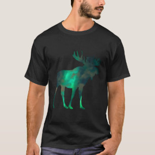 Camiseta Canadá Mose com Nuvens de Céu Norte Natureza
