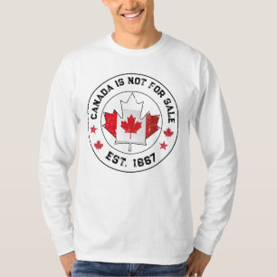 Camiseta Canadá não é destinado à venda Bandeira do Est 186