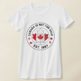Camiseta Canadá não é destinado à venda Bandeira do Est 186