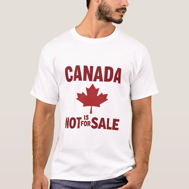 Camiseta Canadá não é para venda - Omisso de declaração (Frente)