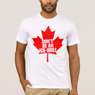 Camiseta Canadá, não é um Gelo-furo