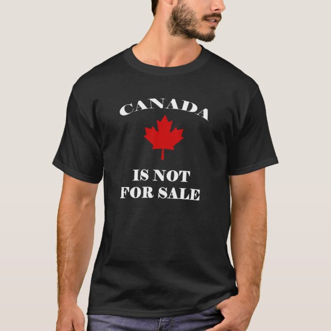 Camiseta canadá não está à venda (Frente)