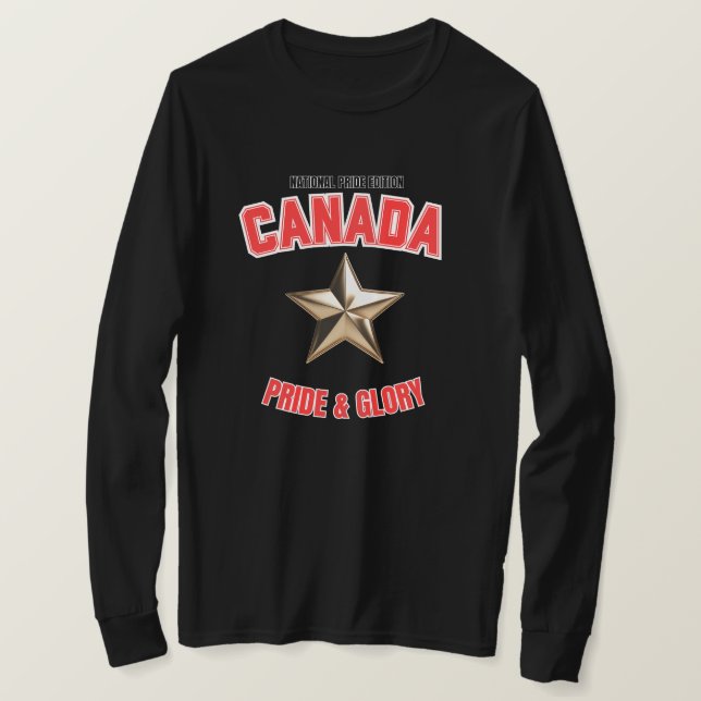 Camiseta Canada National Pride Edition Long Sleeve Shirt (Frente do Design)