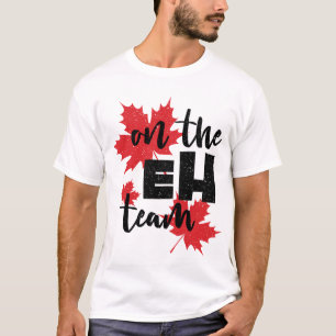 Camiseta Canadá No Eh Team Maple Folha Bandeira Canadense
