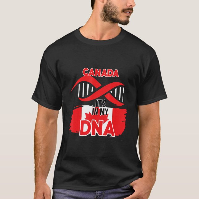 Camiseta Canadá no meu sangue (Frente)