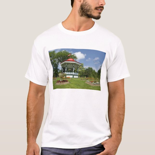 Camiseta Canadá, Nova Escócia, Halifax, Jardins Públicos. (Frente)