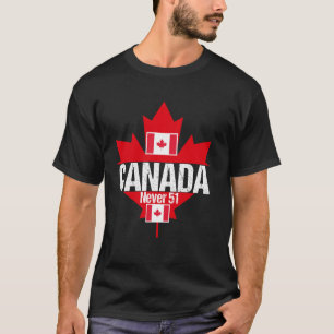 Camiseta Canadá Nunca 51 Pai Estado Bandeira Golfe castor d