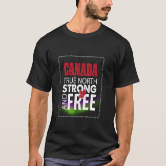 Camiseta Canadá Orgulhoso, Dia do Canadá, Verdadeiro Norte