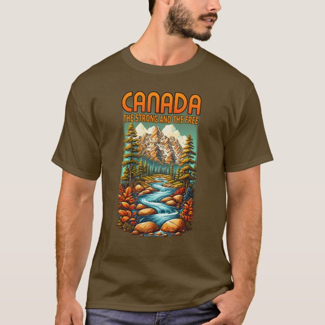 Camiseta Canadá, os fortes e os livres (Frente)
